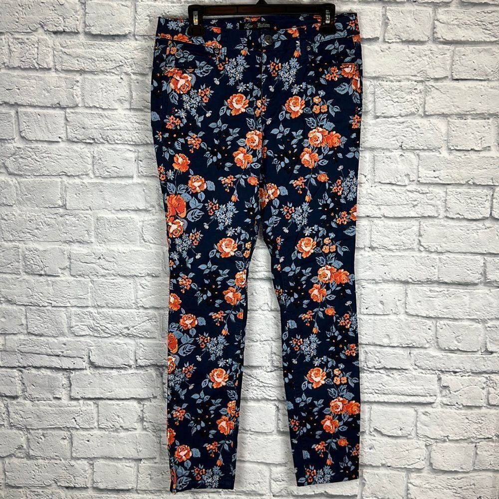 Love Nation Floral Jeans Size 6